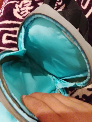 Riñonera Nike Gris y Turquesa