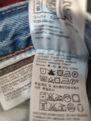 Levi's 501 Jeans W29 L32 Denim Chiaro