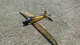 Avión RC Simbad Morado y Verde