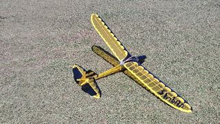 Avión RC Simbad Morado y Verde