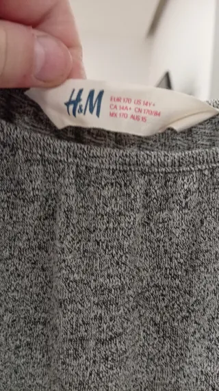 H&M Talla 170 Gris