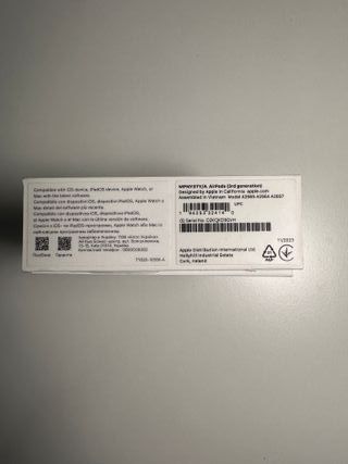 AirPods 3ª Gen Originales Apple Caja