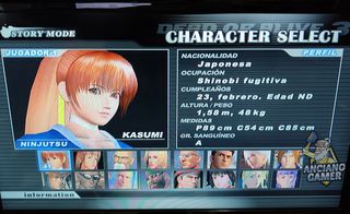 Dead or Alive 3 Xbox Clasica Microsoft NTSC