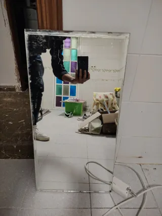 Espejo grande de cristal