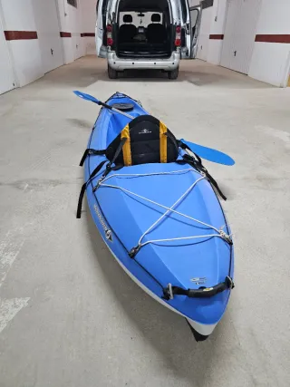 Kayak Bic Bilbao Azul Uniplaza + Remo