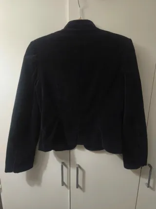 Americana de pana negra