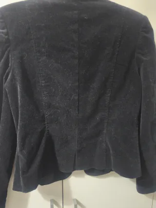 Americana de pana negra