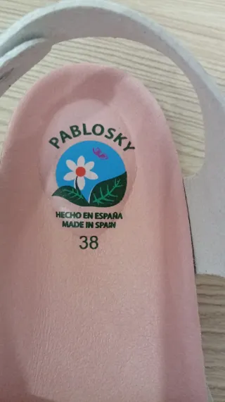 Sandalias Pablosky Blancas Talla 38