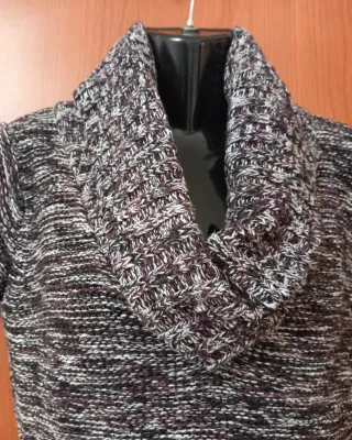 Mini abito/maglione maniche corte