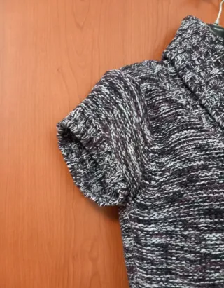 Mini abito/maglione maniche corte