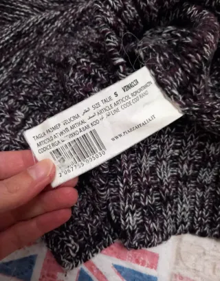 Mini abito/maglione maniche corte