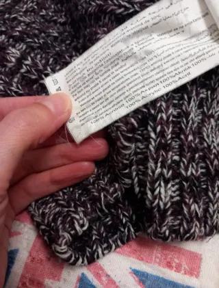 Mini abito/maglione maniche corte