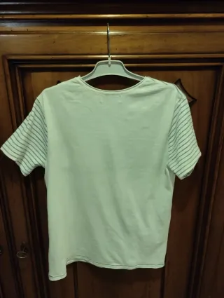 T-shirt bambino righe e blu