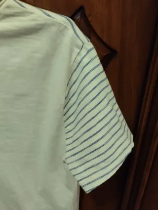 T-shirt bambino righe e blu