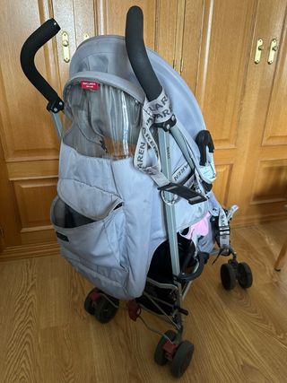 Carrito Maclaren Quest Gris y Rosa