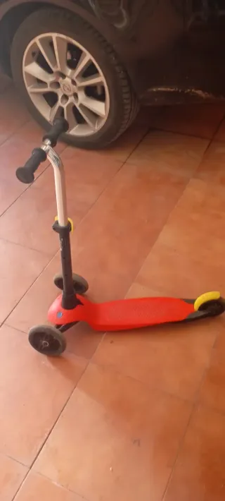 Patinete 3 Ruedas Rojo