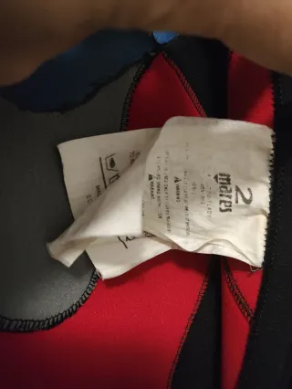 Traje de buceo Mares mujer negro/gris Talla 2~3638