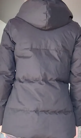 Chaqueta acolchada negra