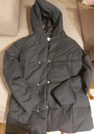 Chaqueta acolchada negra