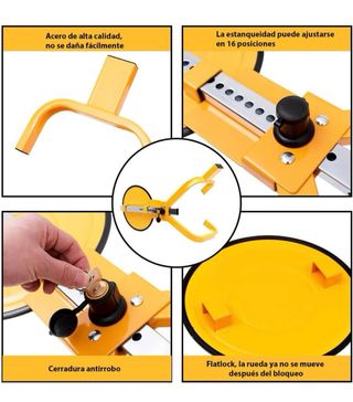 Cepo de seguridad para ruedas