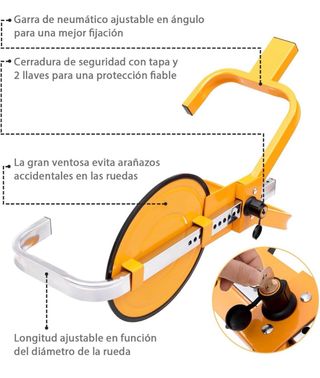 Cepo de seguridad para ruedas