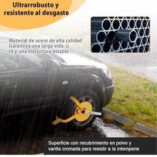 Cepo de seguridad para ruedas