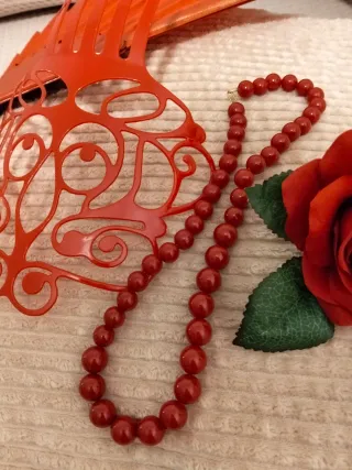 Conjunto Flamenca  Rojo