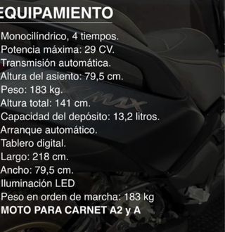 Yamaha X-MAX 300 tech max