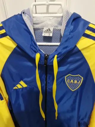 Campera Adidas Boca Juniors Azul y Amarillo