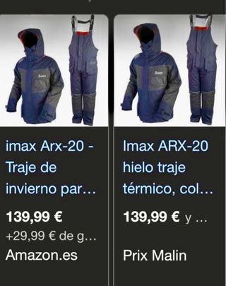 IMAX ARX-20 Traje Invierno Térmico