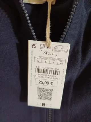 Chaqueta azul hombre Talla M