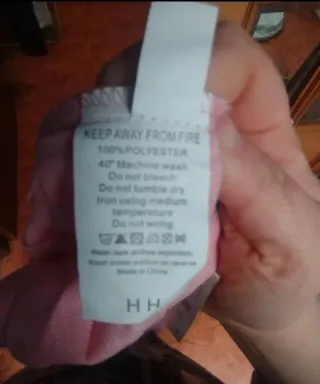 Pantalón recto rosa talla M