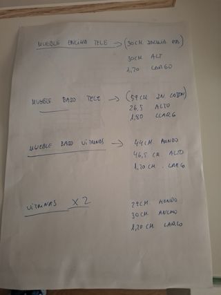 Mueble de comedor blanco y verde