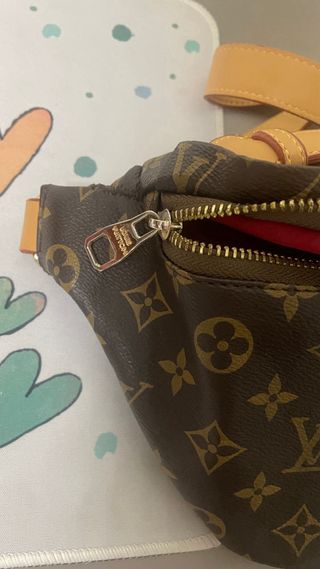 Riñonera Louis Vuitton Marrón y Roja