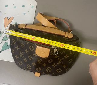 Riñonera Louis Vuitton Marrón y Roja