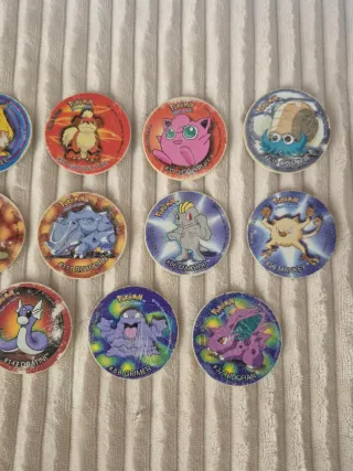 Colección 14 Tazos 1 Pokemon españoles