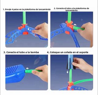 Cohete Lanzador Infantil con Pedal