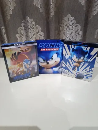 Trilogía Sonic La Película Steelbook Blu Ray 4K