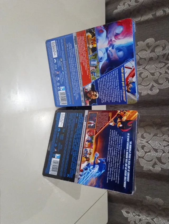 Trilogía Sonic La Película Steelbook Blu Ray 4K