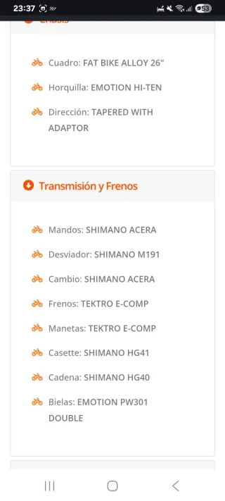 Bicicleta Eléctrica BH EVO BIG FOOT PRO