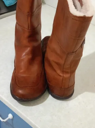 Stivaletti Camper in Pelle con imbottitura Teddy