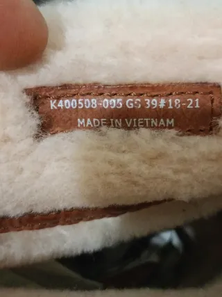 Stivaletti Camper in Pelle con imbottitura Teddy