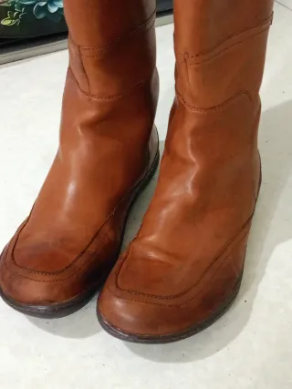 Stivaletti Camper in Pelle con imbottitura Teddy