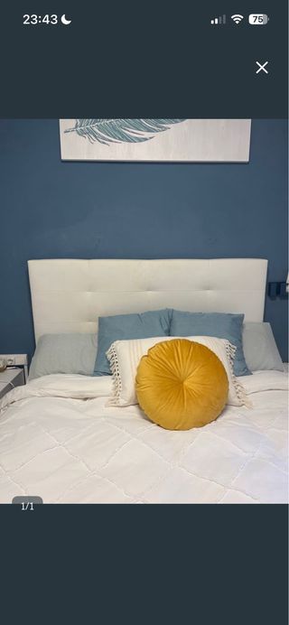 Cabezal de Cama Blanco