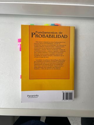 Fundamentos de probabilidad Matemáticas URJC Estad