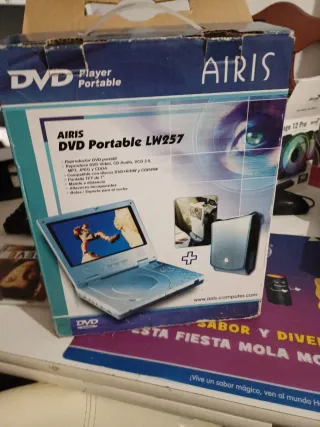 Reproductor DVD Portátil Airis LW 257 nuevo en su