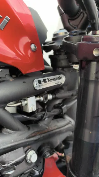 Kawasaki Z900 siniestro 2018