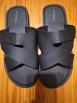 Chanclas Sinsay Piel Talla 42
