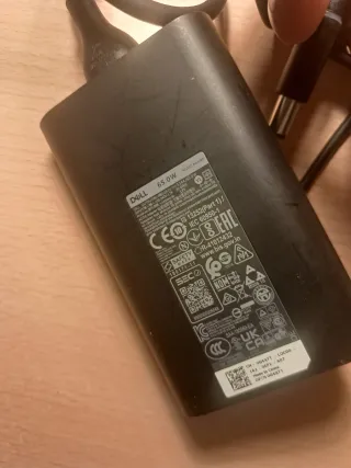 Cargador electrico DELL Negro Original portátiles