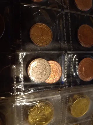 3 Monedas 1 Céntimo Alemania 2001